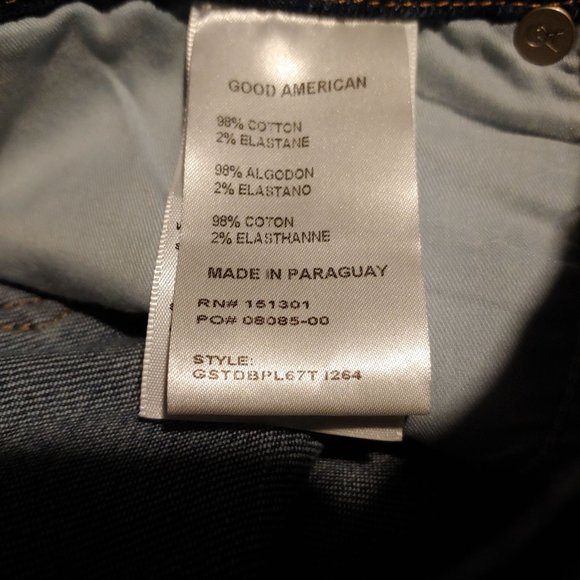 Good American Good Curve Straight sculpting Denim Jeans Size 15 - Picture 11 of 13